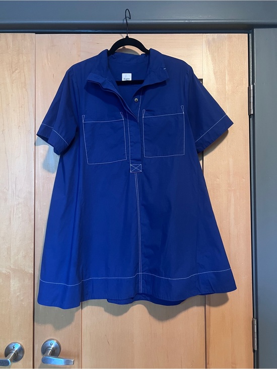 Maeve Dresses & Skirts - Maeve Deep Blue Baby Doll Dress